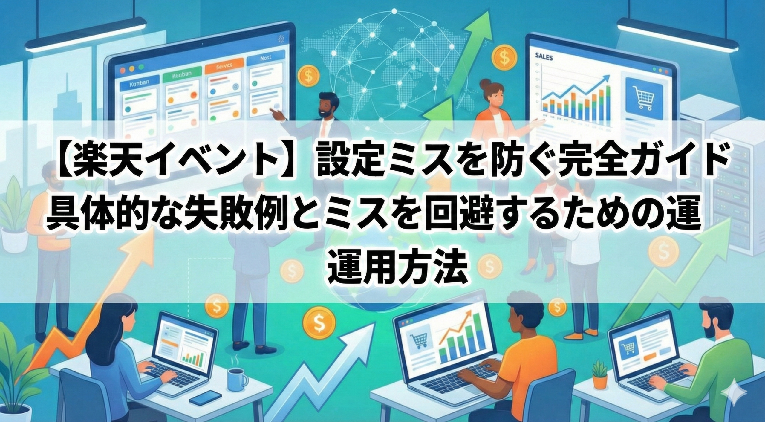 【楽天イベント】設定ミスを防ぐ完全ガイド | 具体的な失敗例とミスを回避するための運用方法