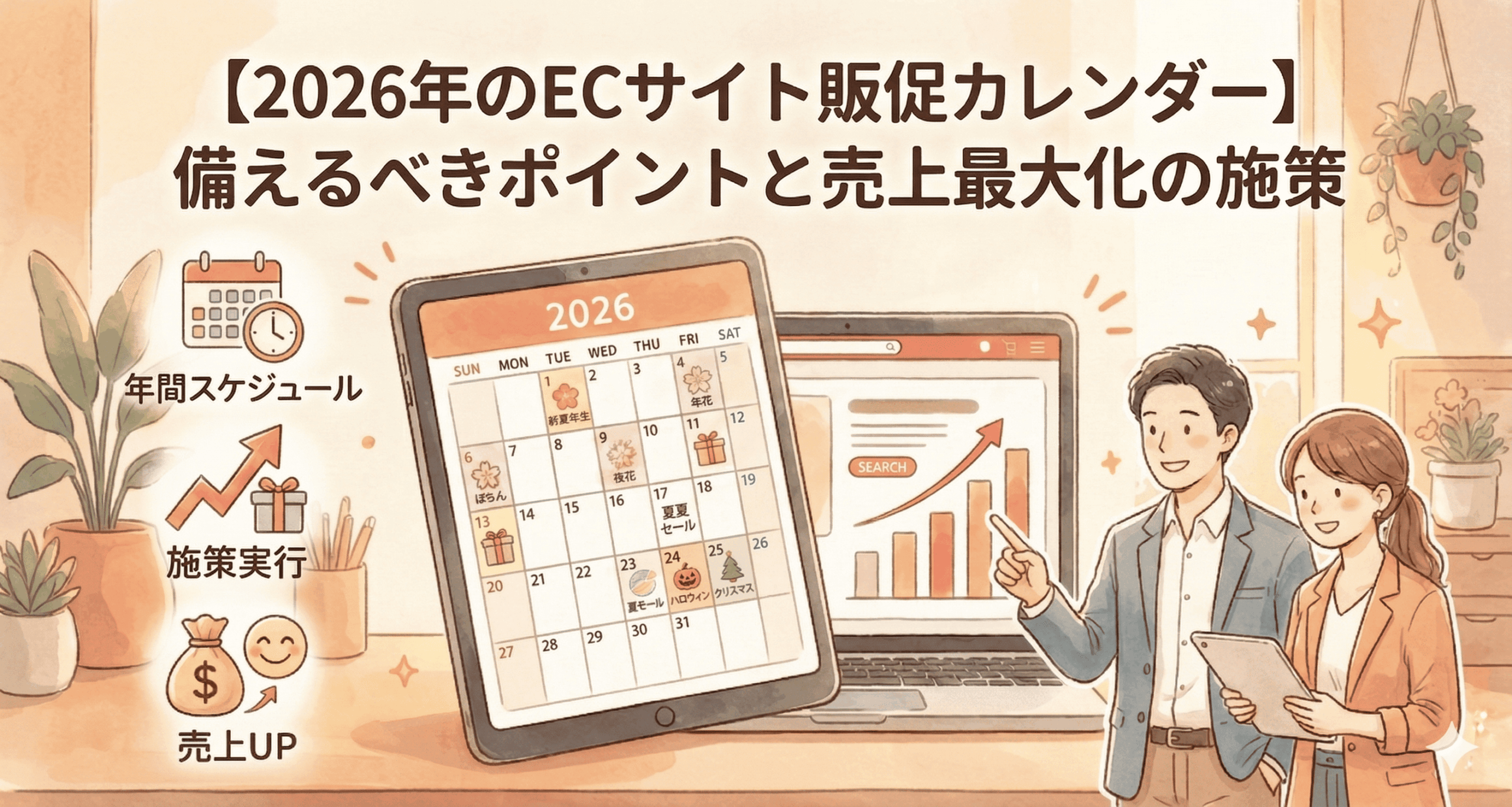 【2026年のECサイト販促カレンダー】備えるべきポイントと売上最大化の施策