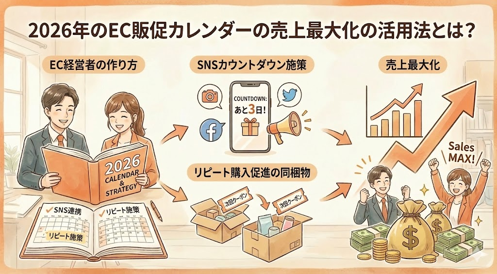 2026年のEC販促カレンダーの売上最大化の活用法とは?