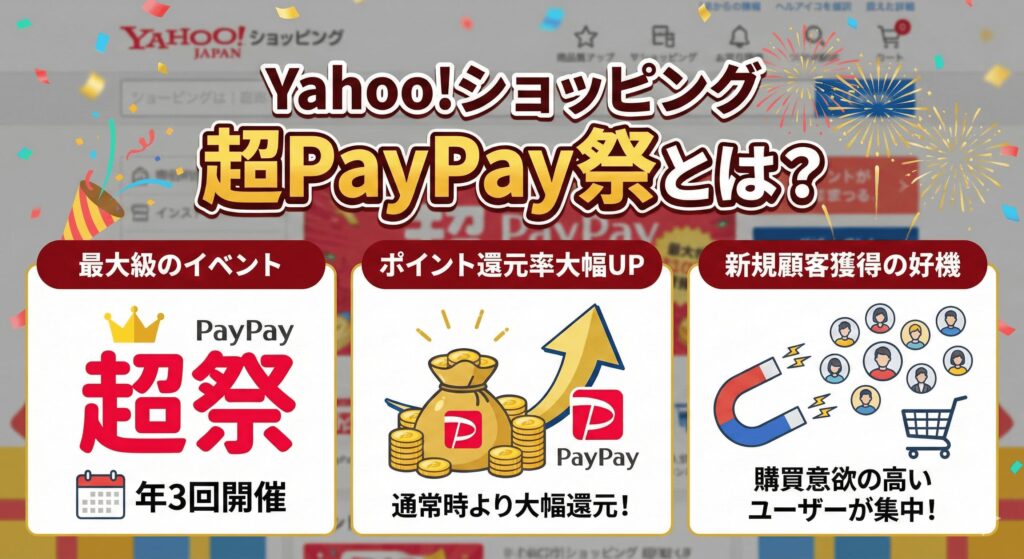Yahoo!ショッピングで開催される超PayPay祭とは？