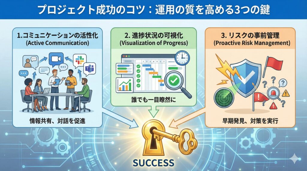 プロジェクトの成功のコツとは？