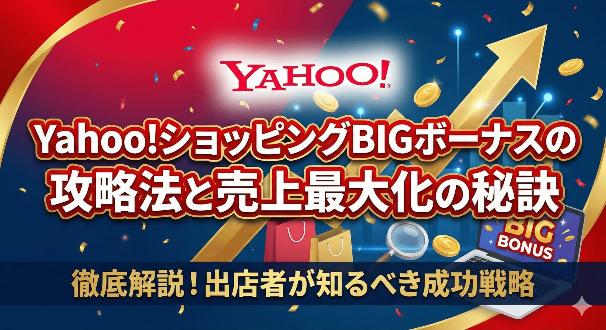 Yahoo!ショッピングBIGボーナスの攻略法と売上最大化の秘訣