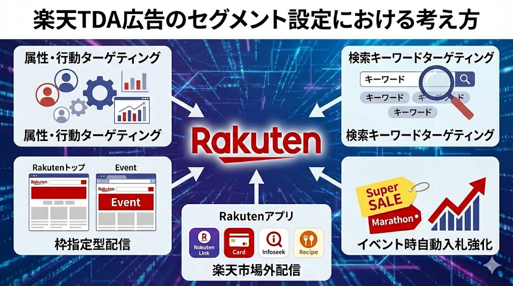 楽天TDA広告のセグメント設定における考え方とは