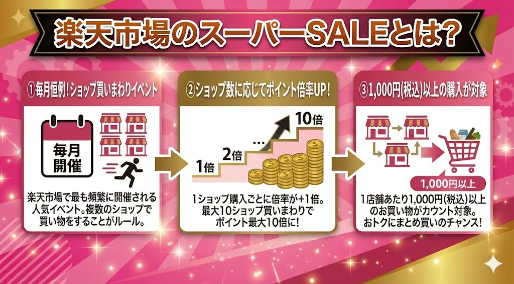 楽天市場のスーパーSALEとは?