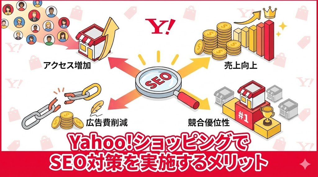 Yahoo!ショッピングでSEO対策を実施するメリット