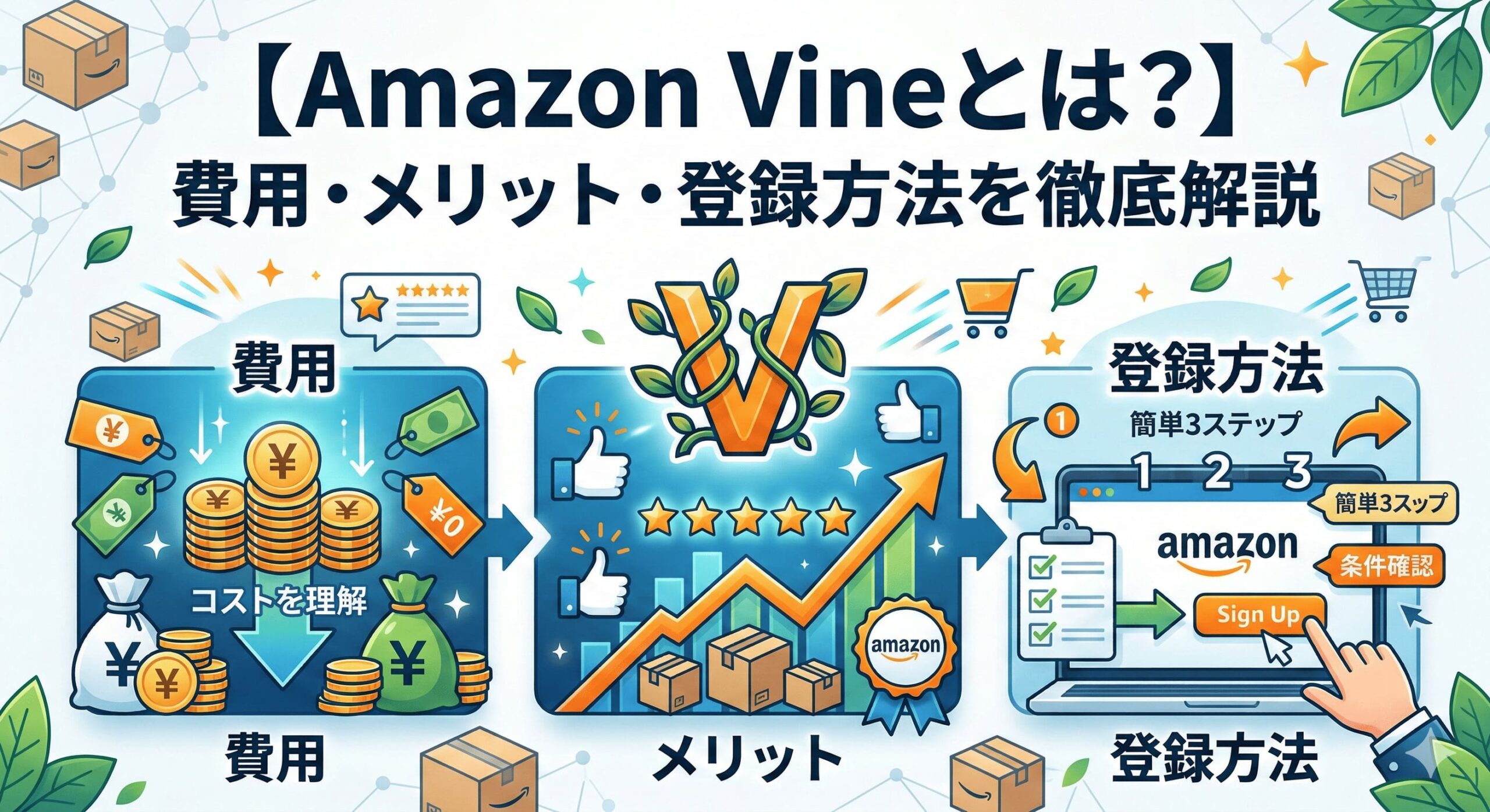 amazon vineとは？費用・メリット・登録方法を徹底解説