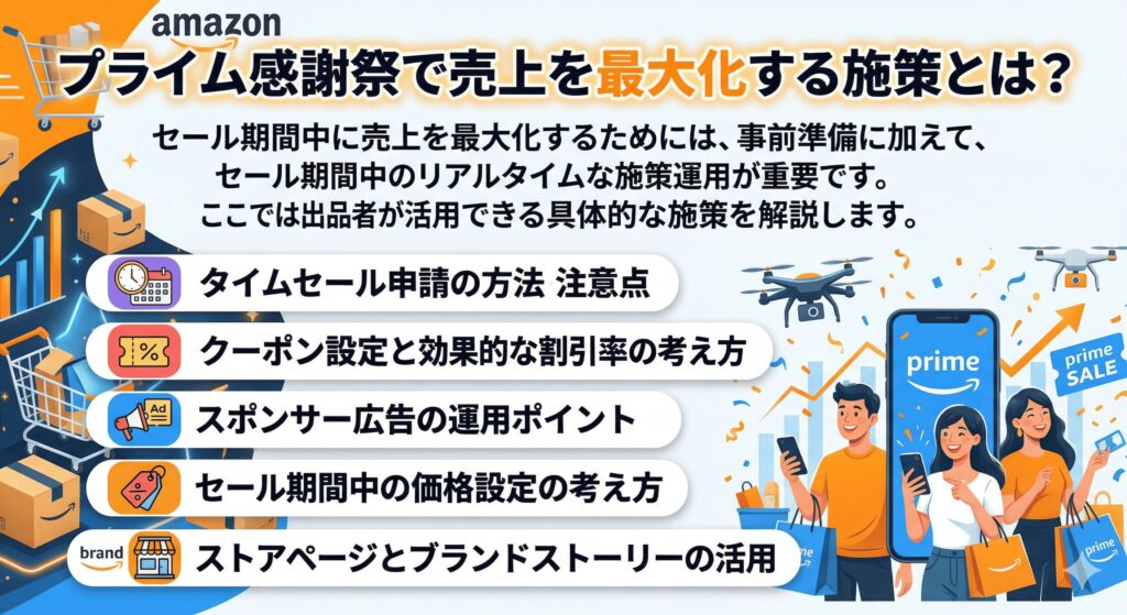 プライム感謝祭で売上を最大化する施策とは？