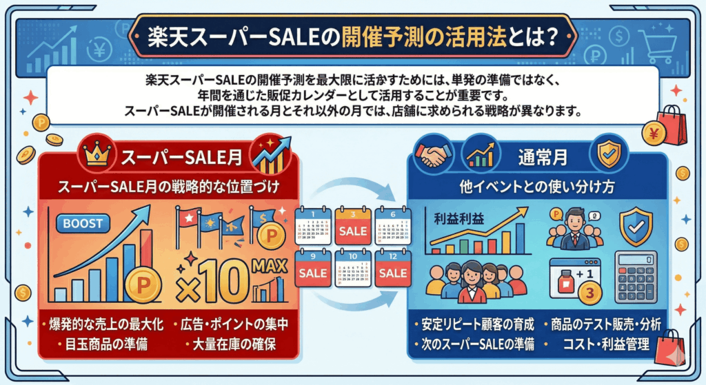 楽天スーパーSALEの開催予測の活用法とは？