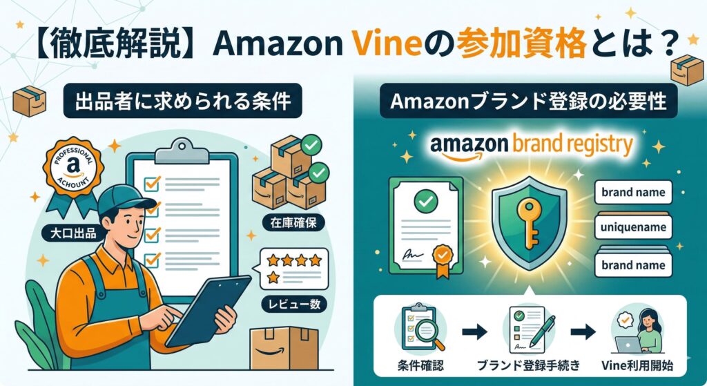 Amazon Vineの参加資格とは?