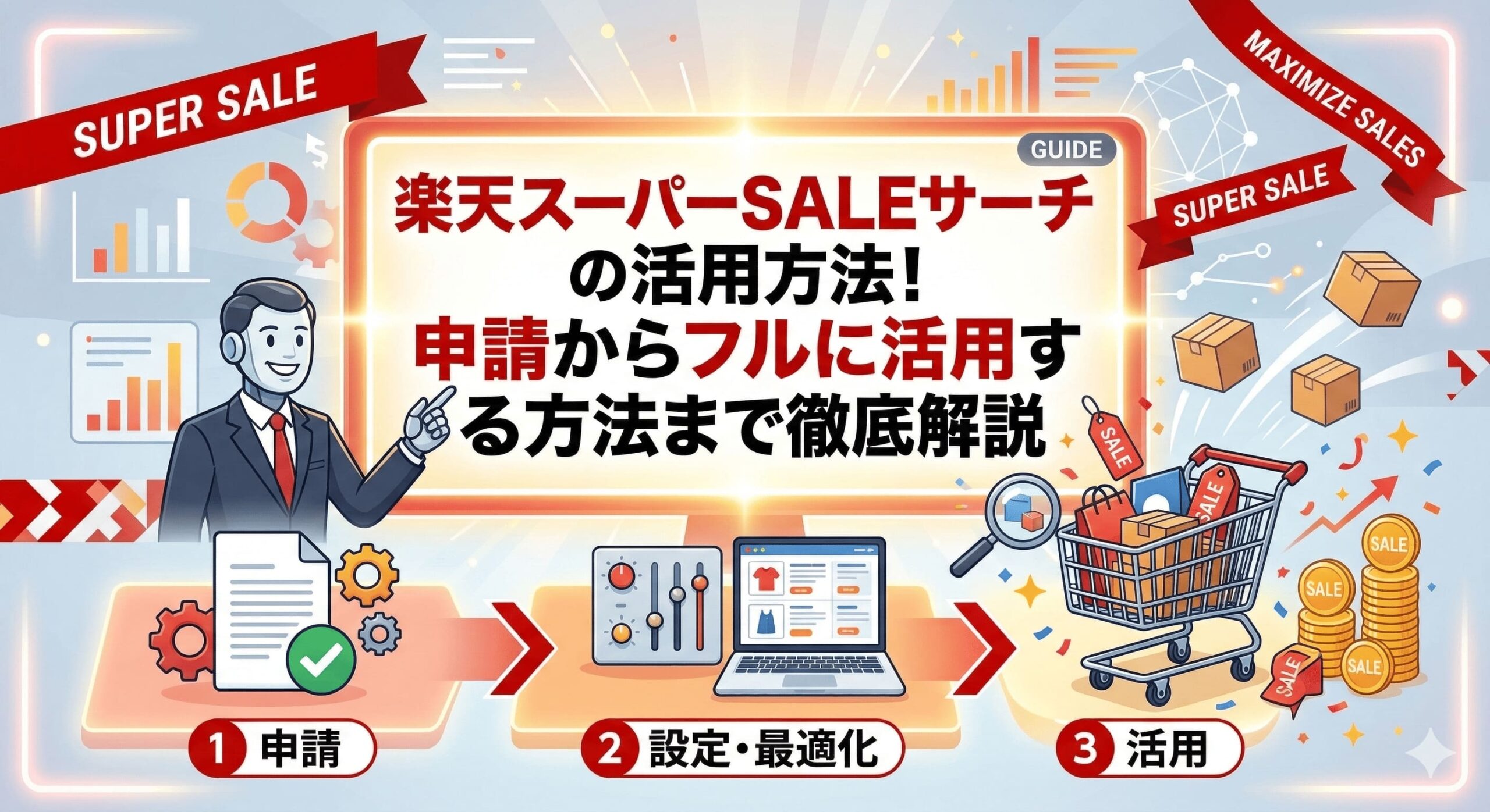 楽天スーパーSALEサーチの活用方法！申請からフルに活用する方法まで徹底解説