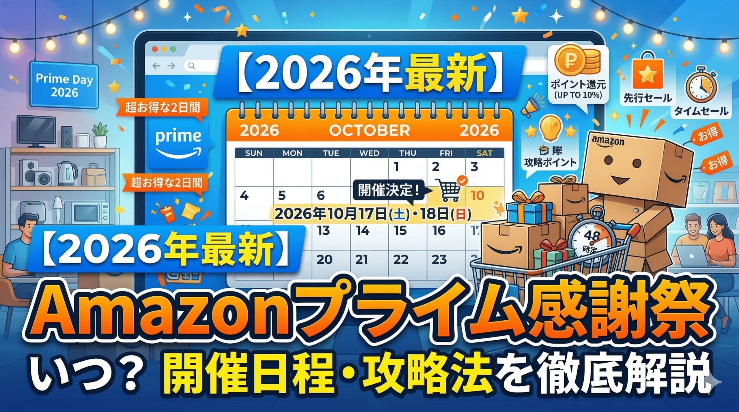 amazonプライム感謝祭はいつ？