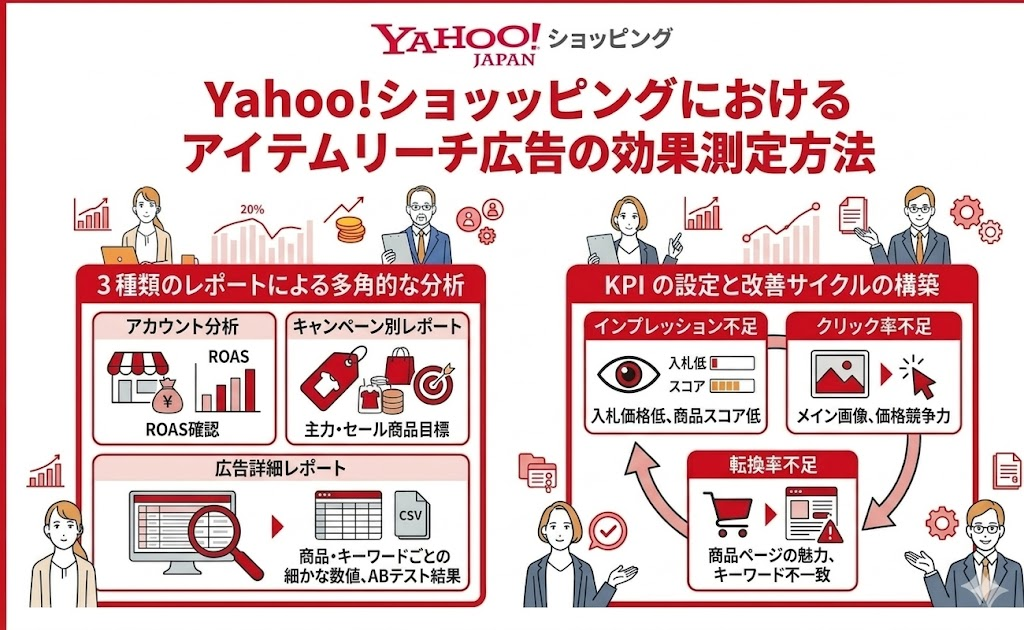 Yahoo!ショッピングにおけるアイテムリーチ広告の効果測定方法