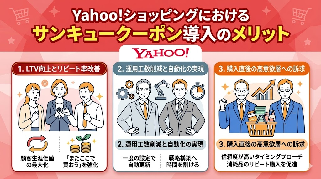 Yahoo!ショッピングにおけるサンキュークーポン導入のメリット