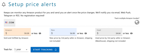 値動きがあると通知が来るように設定する