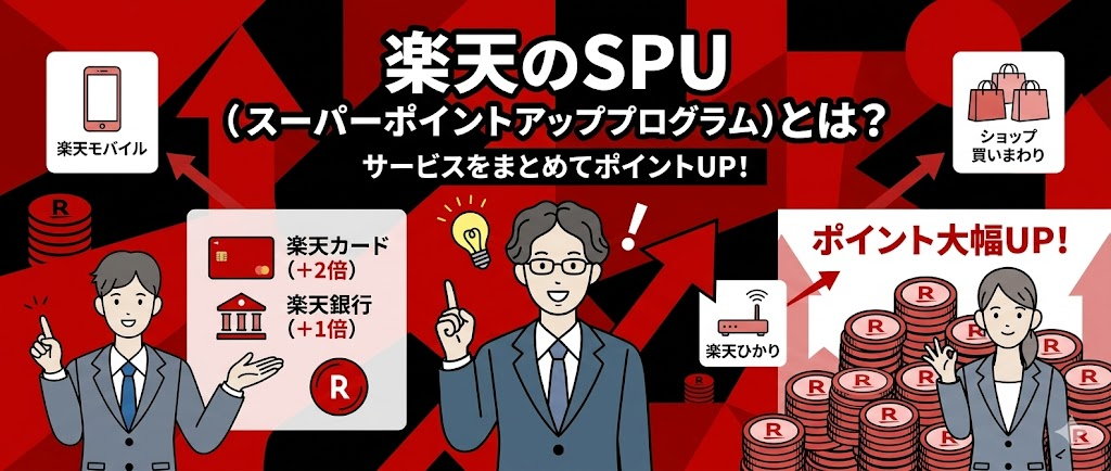 楽天のSPU（スーパーポイントアッププログラム）とは？