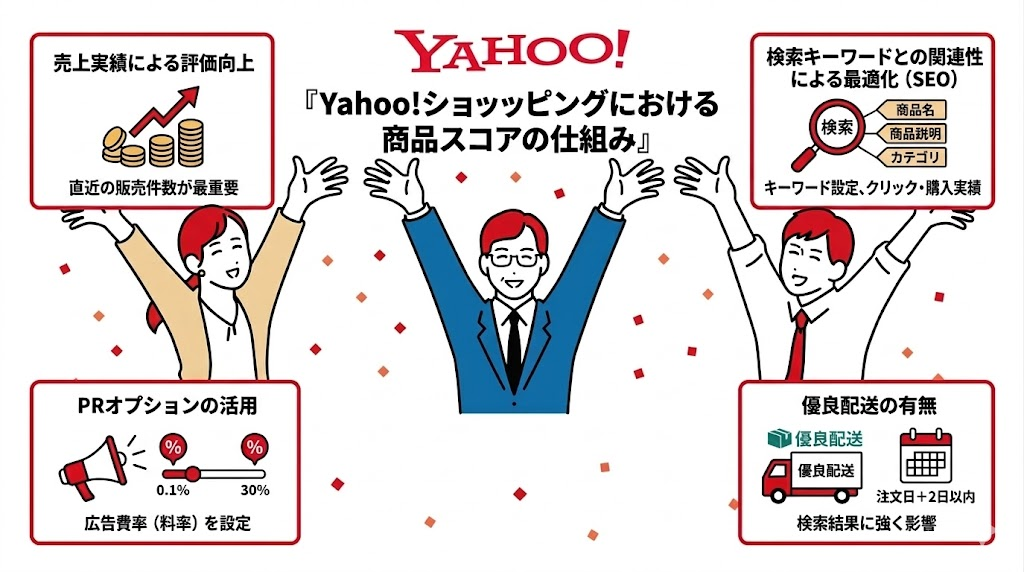 Yahoo!ショッピングにおける商品スコアの仕組み