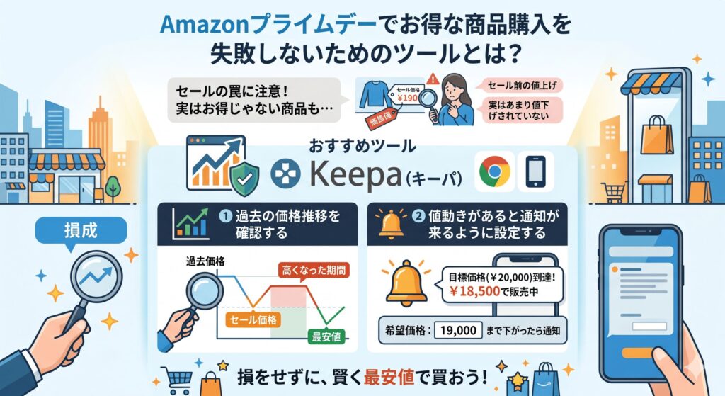 Amazonプライムデーでお得な商品購入を失敗しないためのツールとは？