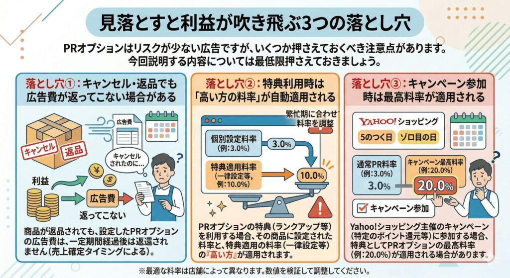 見落とすと利益が吹き飛ぶ3つの落とし穴
