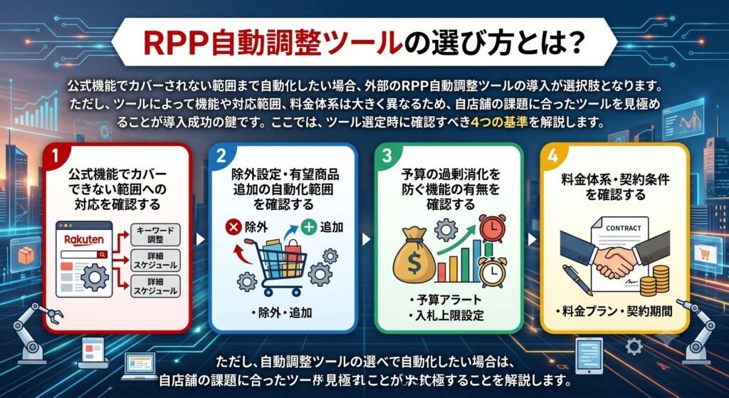 RPP自動調整ツールの選び方とは？