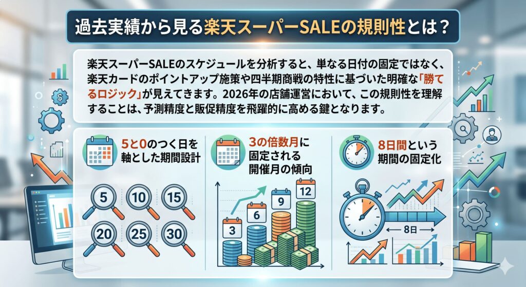 過去実績から見る楽天スーパーSALEの規則性とは？