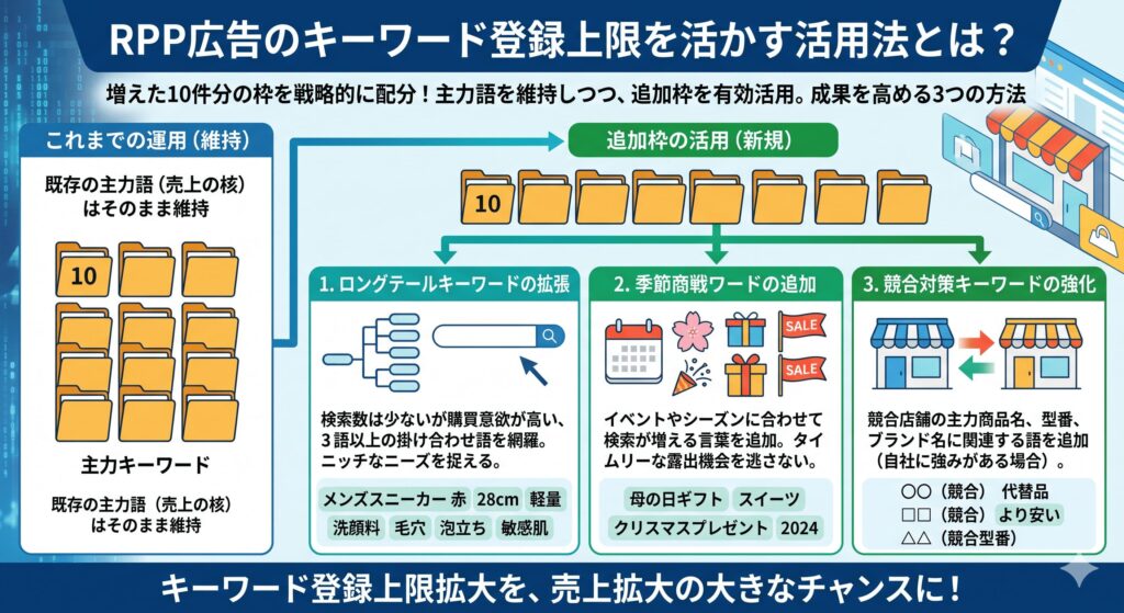 RPP広告のキーワード上限を活かす活用法とは？
